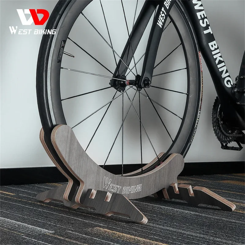 West Biking Scaffalature Per Parcheggio In Legno Per Bicicletta Portabiciclette Per Interni In Stile Nordico Supporto Per Ruote Mtb Portabiciclette Da