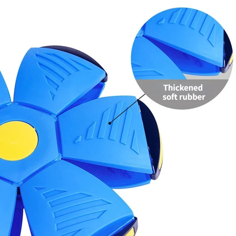 Flying UFO Kids Flat Throw Disc Ball  Magic Balls with For Children's Toy Balls Boy Girl Outdoor Sports Toys Gift Flat Ball 3