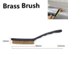 1PC Mini Wire Brushes Brass Nylon Steel Brushes Micro Rusts Remover Paint Remove Metal Scrubbing Polishing Burring Hand Tools 4