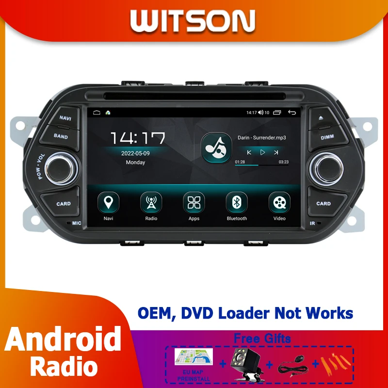 7 Android Car Radio For FIAT TIPO EGEA 2015-2018 Auto UNIT Multimedia  Stereo GPS CarPlay Player