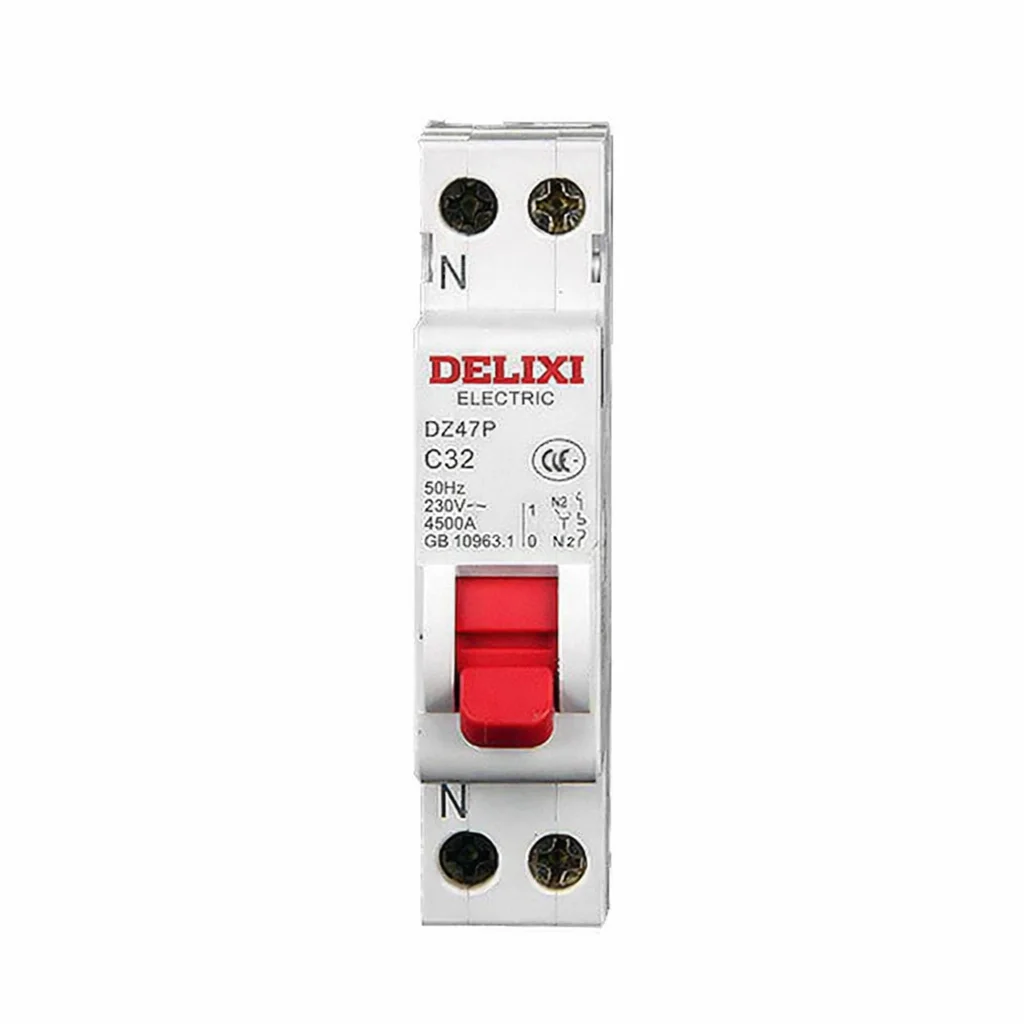 DELIXI Air Circuit Breaker DZ47P, 1P+N DPN Single Chip Air Switch 16A 20A 25A 32A 40A for Household Use - Image 6