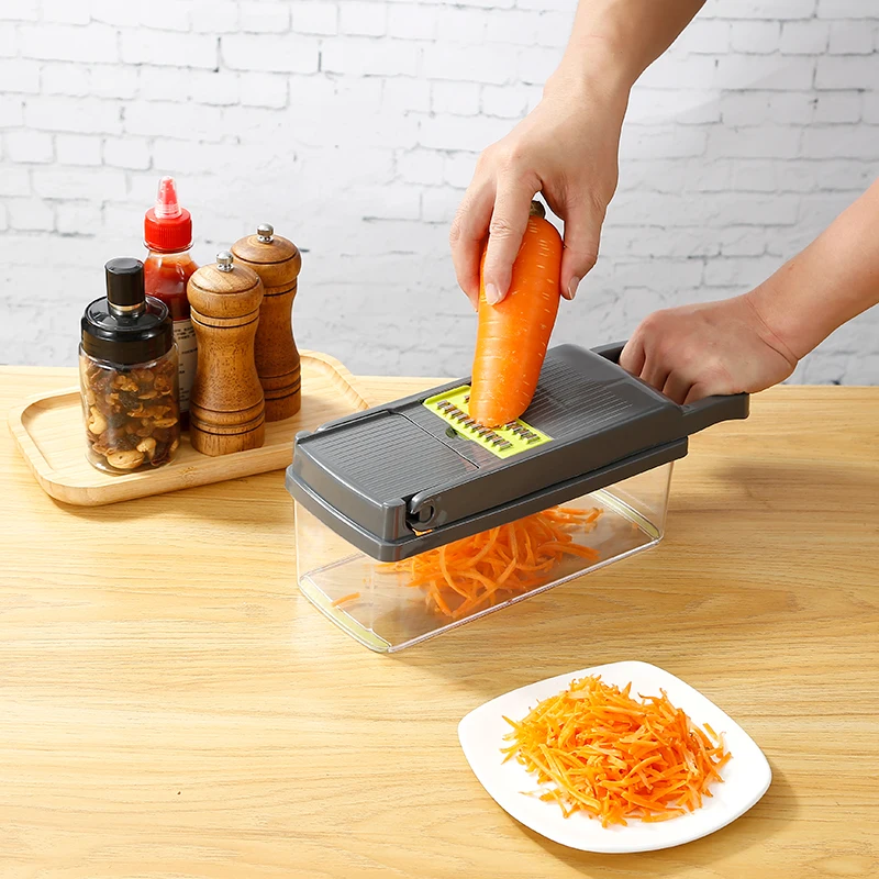 Fruit Vegetable Peeler Multifunctional 14/16 in 1 Chopper Slicer Dicer