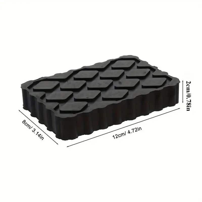 1/2Pcs Car Jack Rubber Pad Lift Blocks Floor Cars Parts Jacks Automotive Camper Stabilizer Pads