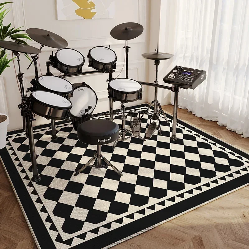 Music Instruments Carpet Soundproof Battery Carpet Shock Absorption Large Rug Home Decor Alfombra Musical Non Slip Floor Mat 3