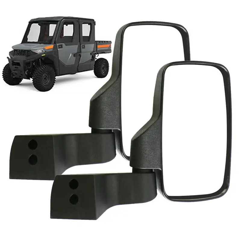 

UTV Side Rear View Mirror Universal Powersports Rear View Mirrors Heavy-Duty 180 Degree Rotation Universal Powersports Rear View