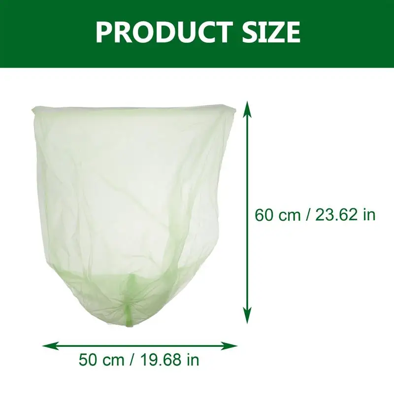 100 Biodegradable Compostable Trash Bags - Eco-Friendly Waste Disposal Solution