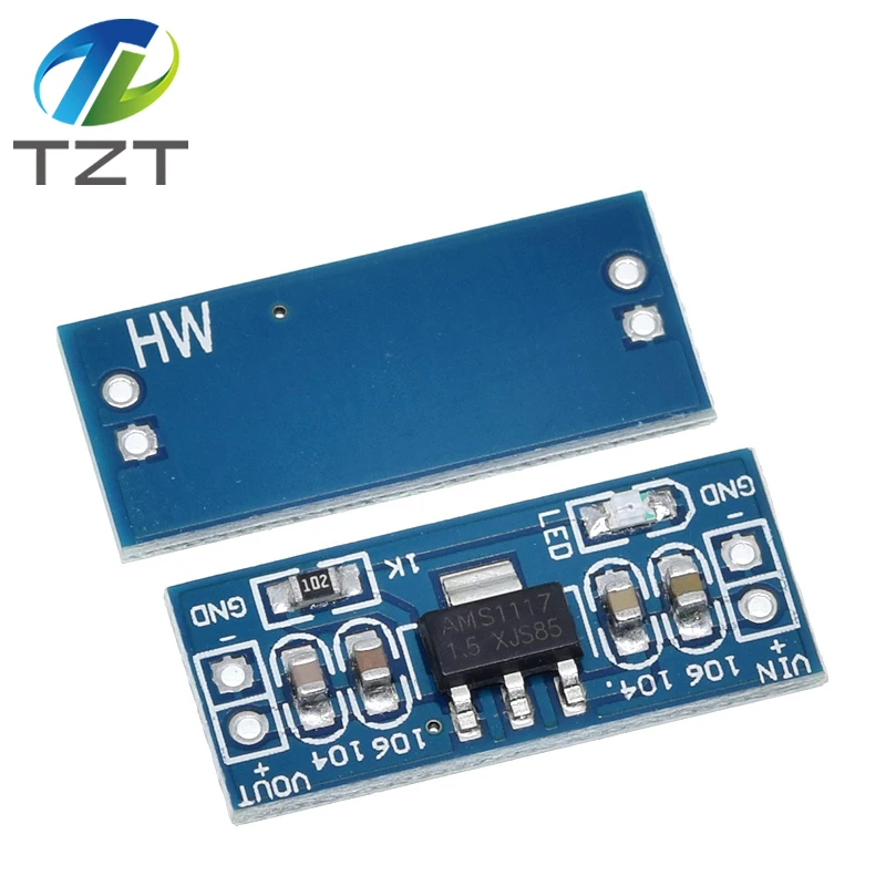 TZT 1/3/5PCS AMS1117 1,2V 1,5V 1,8V 2,5V 3,3V 5V Netzteilmodul AMS1117-5.0V Stromversorgungsmodul AMS1117-3.3V für DIY KIT