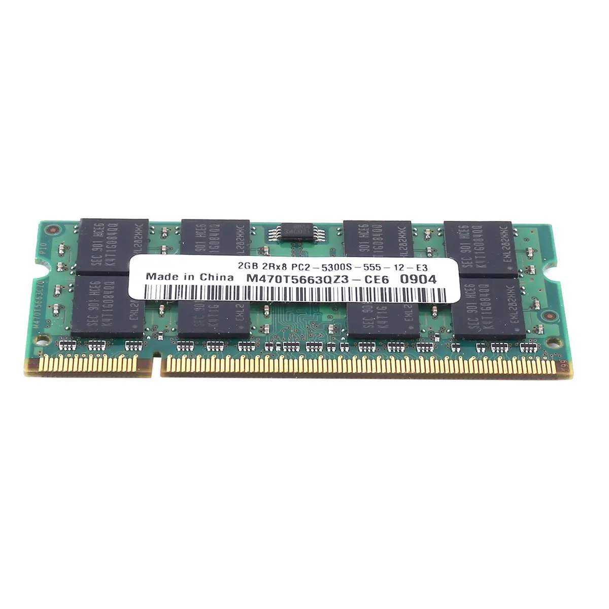 A003 DDR2 2GB RAM 메모리 PC2 5300 노트북 RAM 메모리아 SODIMM RAM 667MHz 메모리 200핀 RAM 메모리
