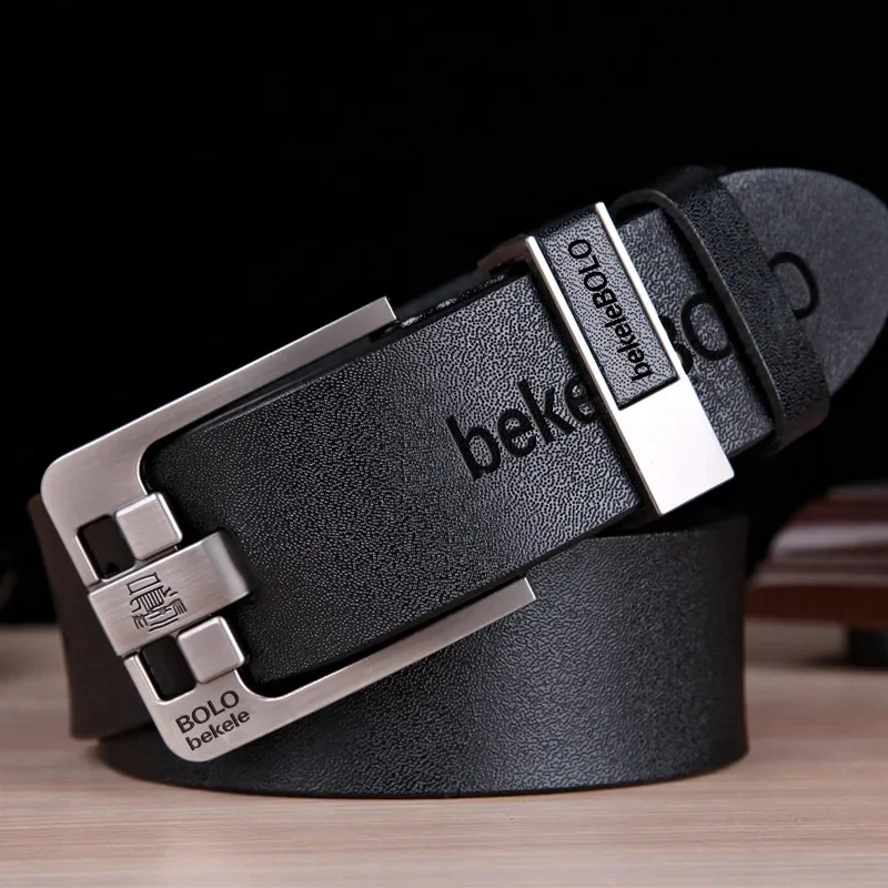 Iron-white buckle Black