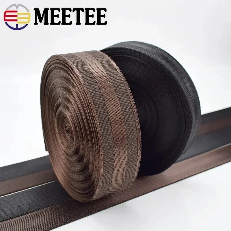 폴리에스터 나일론 웨빙 테이프 배낭 숄더백 스트랩, 안전 시트 밴드, 애완동물 의류 벨트, DIY 액세서리, 5m, 25mm, 32mm, 38mm
