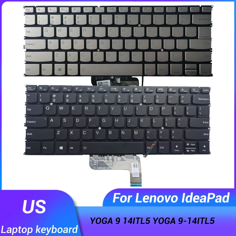 NEW for Lenovo Ideapad YOGA 9 14ITL5 YOGA 9-14ITL5 US laptop Keyboard ...