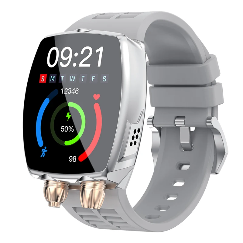 

Watch BT Call Passometer Fitness Tracker Message Reminder Alarm Clock Countdown Heart Rate/Blood Oxygen Monitor Smart Watch
