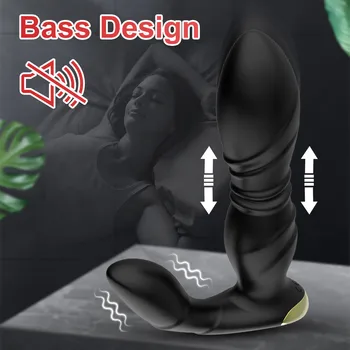 Anal Plug Anal Vibrator Wireless Remote Telescopic Anal Butt Plug Dildo Vibrator for Woman Prostate Massager Sex toys For Men 6