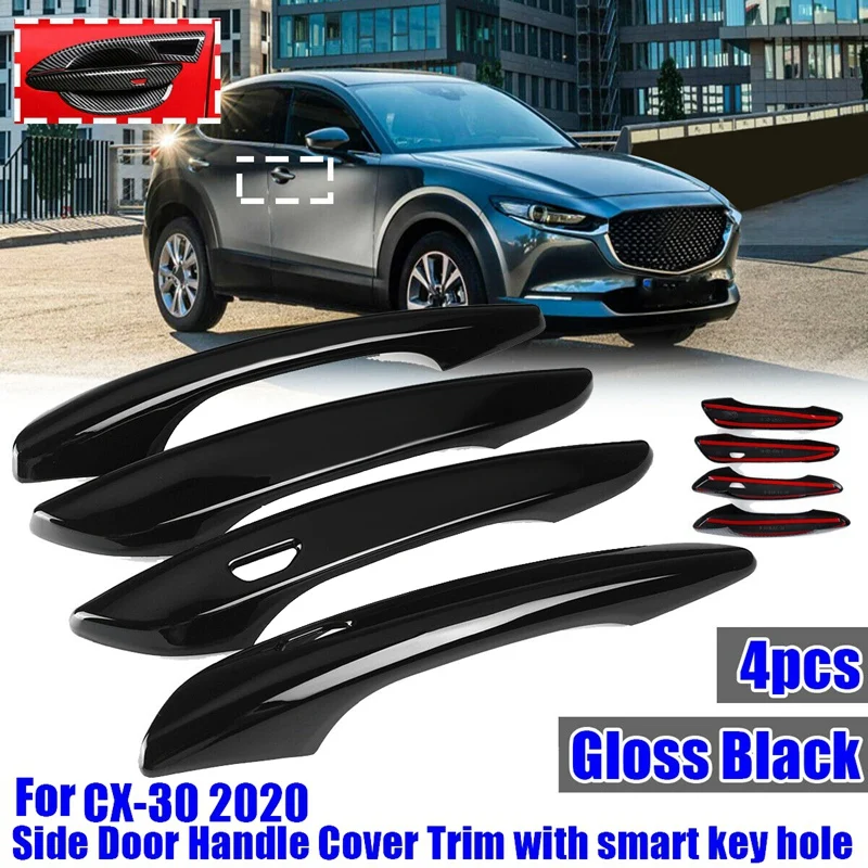 

4 шт., декоративная крышка для Mazda Наружная ручка двери автомобиля 2020-2021