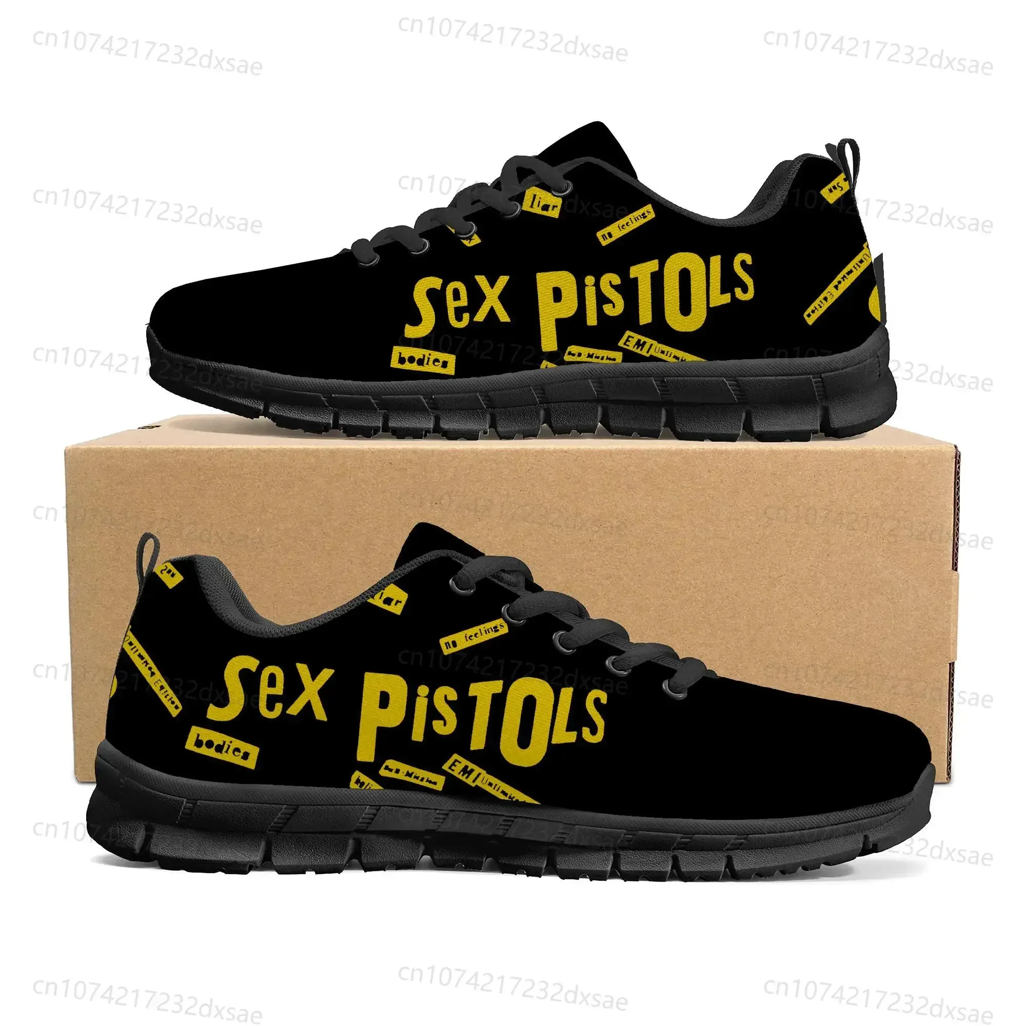 Sex Pistols Punk Rock Band Sports Shoes Mens Womens Teenager Kids Children Sneakers Casual Custom High Quality Couple Shoes