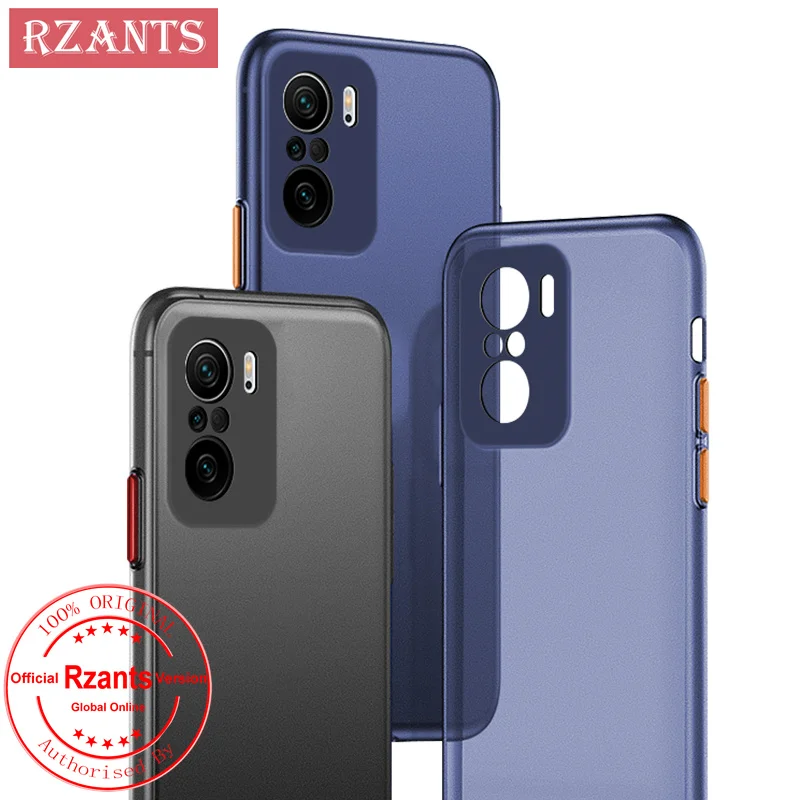 Матовый чехол Rzants для Xiaomi Poco F3 MI 11i 11X Pro Ультратонкий матовый полупрозрачный
