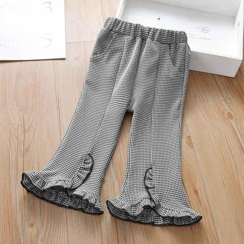 

Брюки с колокольчиками для девочек, новинка весны 2023, дополнительные брюки для девочек от Qianniao