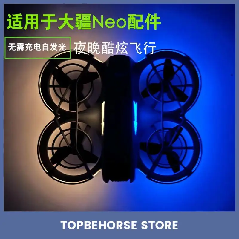 For DJI Neo Glow-In-The-Dark Stickers Personalised Colourful Light-Absorbing Stickers Drone Night Flight Decoration Accessories