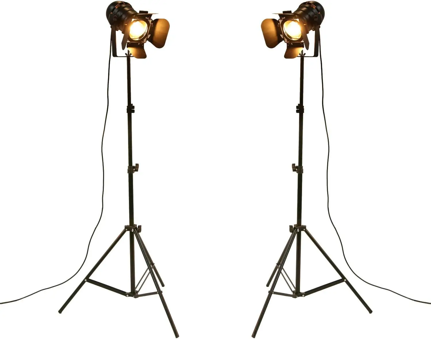 

industrial black retro tripod adjustable floor lamp parking light, 5 meter cable with foot switch parking light tripod gooseneck
