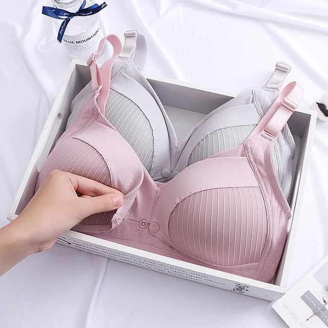 Nursing Bra Prenatal Postnatal Pregnancy Bras Wireless Maternity Nursing  Breastfeeding Soutien Gorge Allaitement - Maternity & Nursing Bras -  AliExpress