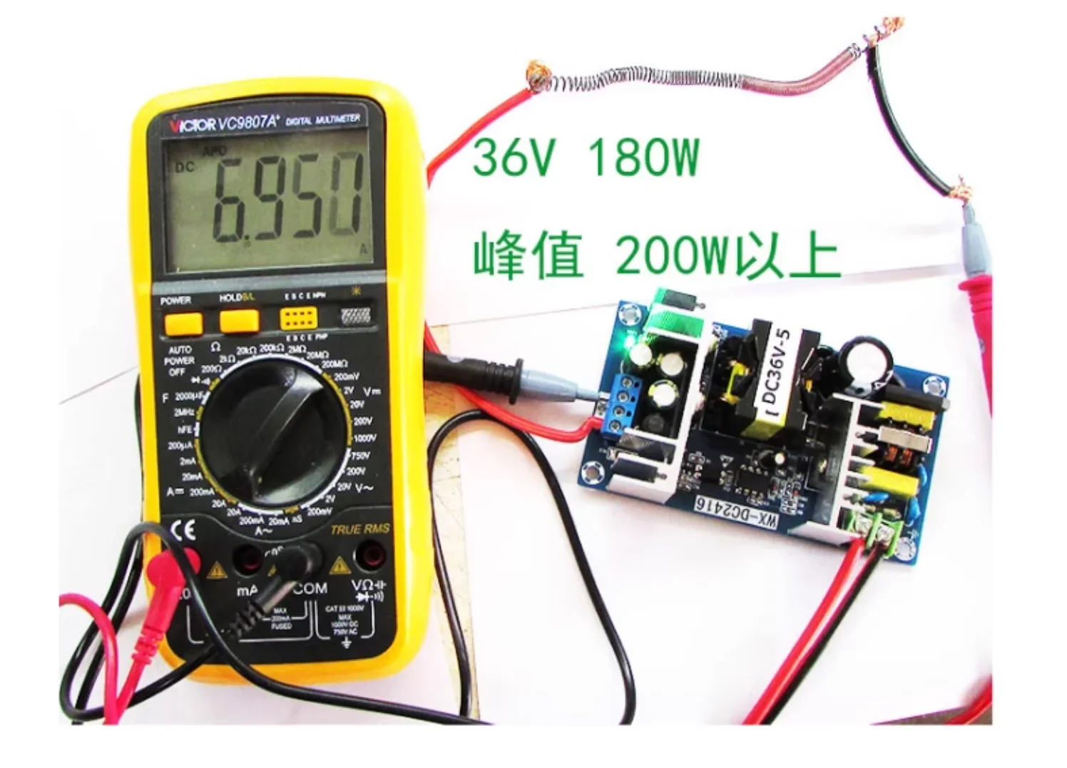 Scheda Di Alimentazione Switching 180W 36V Modulo Di Alimentazione Industriale Ac Dc Da Ac110 240v A Dc36v5a