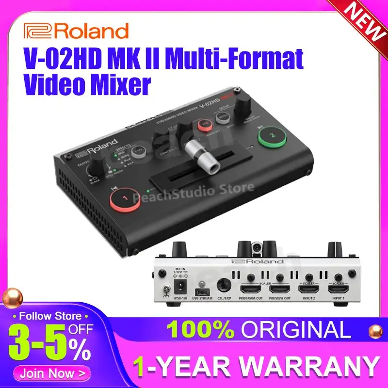 Roland V-02HD マルチフォーマットビデオミキサー Roland V-02HD mk ii