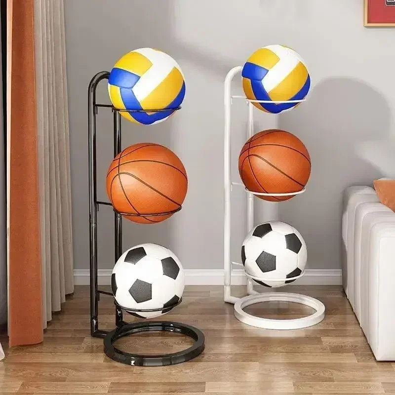 

Indoor Children Basketball Storage Rack Put Ball Football Storage Basket Placed Rack Kindergarten Volleyball Stand Holder Space