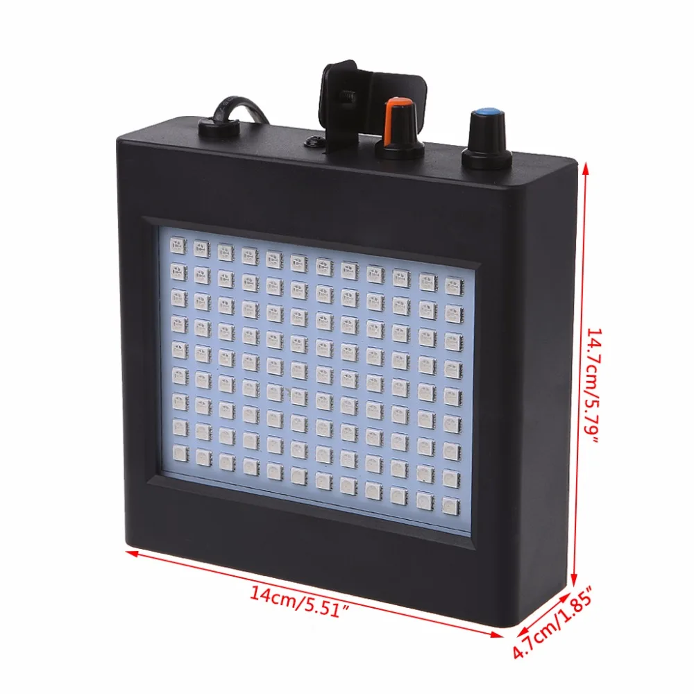 

Смешанные мигающие сценические светодиодсветодиодный RGB-лампы 108, 25 Вт, освещение со звуковой активацией для дискотек, освещение для фестивалей, вечеринок, свадеб, караоке, стробоскоп