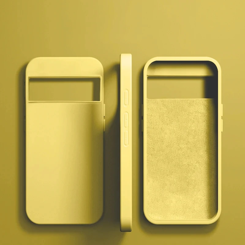 thumbnail image 1 of Funda de silicona Original de lujo para Google Pixel 6, 8, 7 Pro, 7A, 6A, funda trasera suave a prueba de golpes para Google Pixel 7, 6, 8 Pro, 1 of 5
