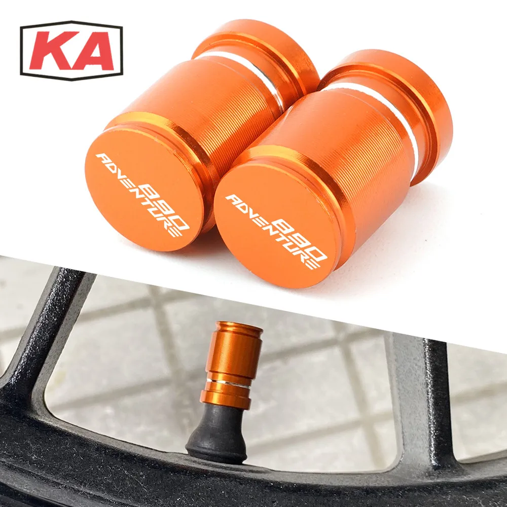 2022 Nuovo Per Ktm Adventure Adv 890 Adv890 Cnc Moto Bike Wheel Tire Valve Caps Air Port Rim Stem Cover Accessori Moto
