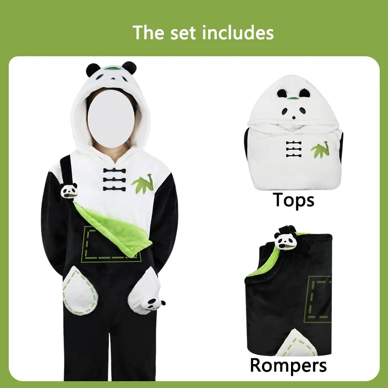 Love And Deep Space Kigurumi Qi Yu Shen Xinghui Qin Che Panda Pajamas Suit Rafayel Zayne Xavier Sylus Cosplay Loungewear