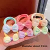 6pcs High-value Korean Cute Hair Rope Bowknot Elastic Hair Ring Princess No Harm Hair Band Kid Hair Accessory 6