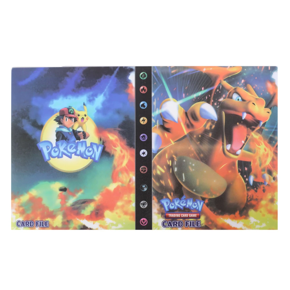 Album carte Pokemon Grand Format 4/240 pièces, porte-cartes de collection,  livre de jeu, classeur de personnages, dossier cadeau