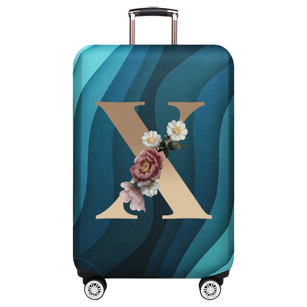 Gold Letter Print Luggage Protective Dust Cover & Travel Accessory