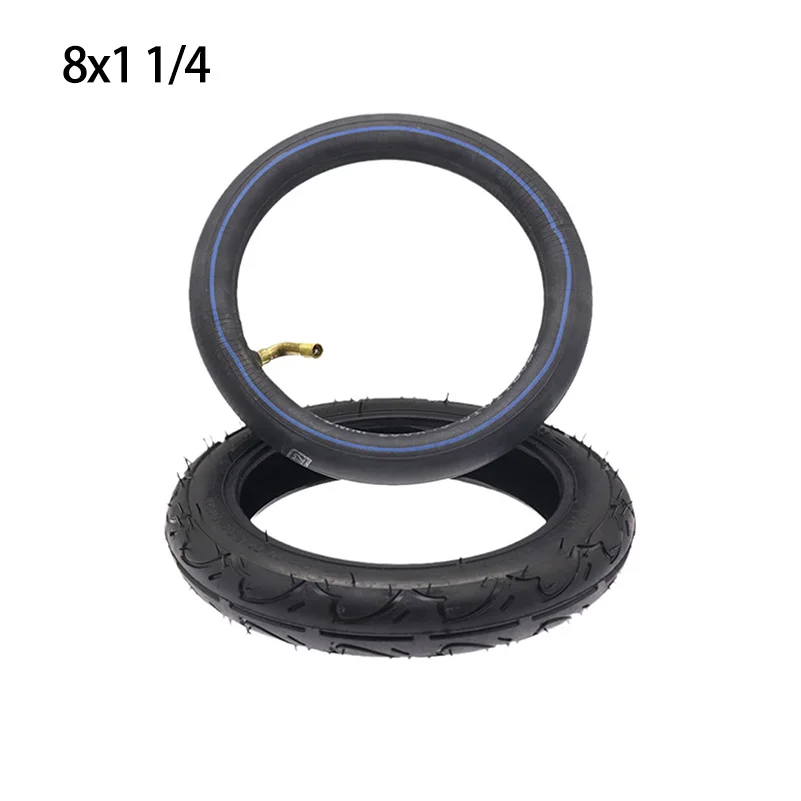 

Motorcycle 8x1 1/4 Tire 8 inch Outer & Inner Tube for Folding Electric Scooter 200x45 Pneumatic Tyre Parts