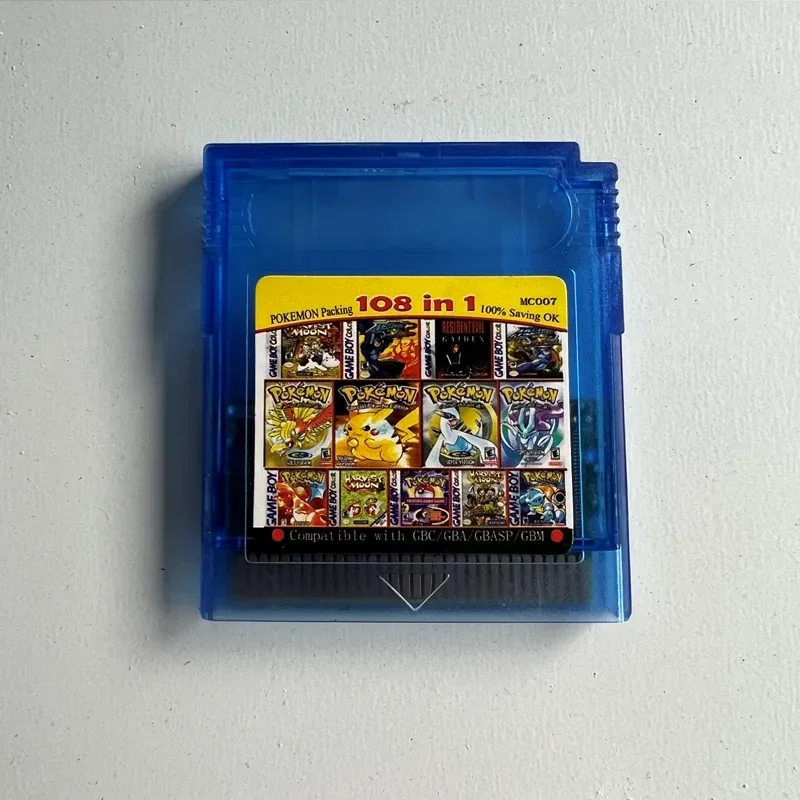 thumbnail image 1 of mMario Series 108 61 Games in 1 Video Game Cartridge Card English Language for GBC/GBA/SP/GBM, 1 of 4