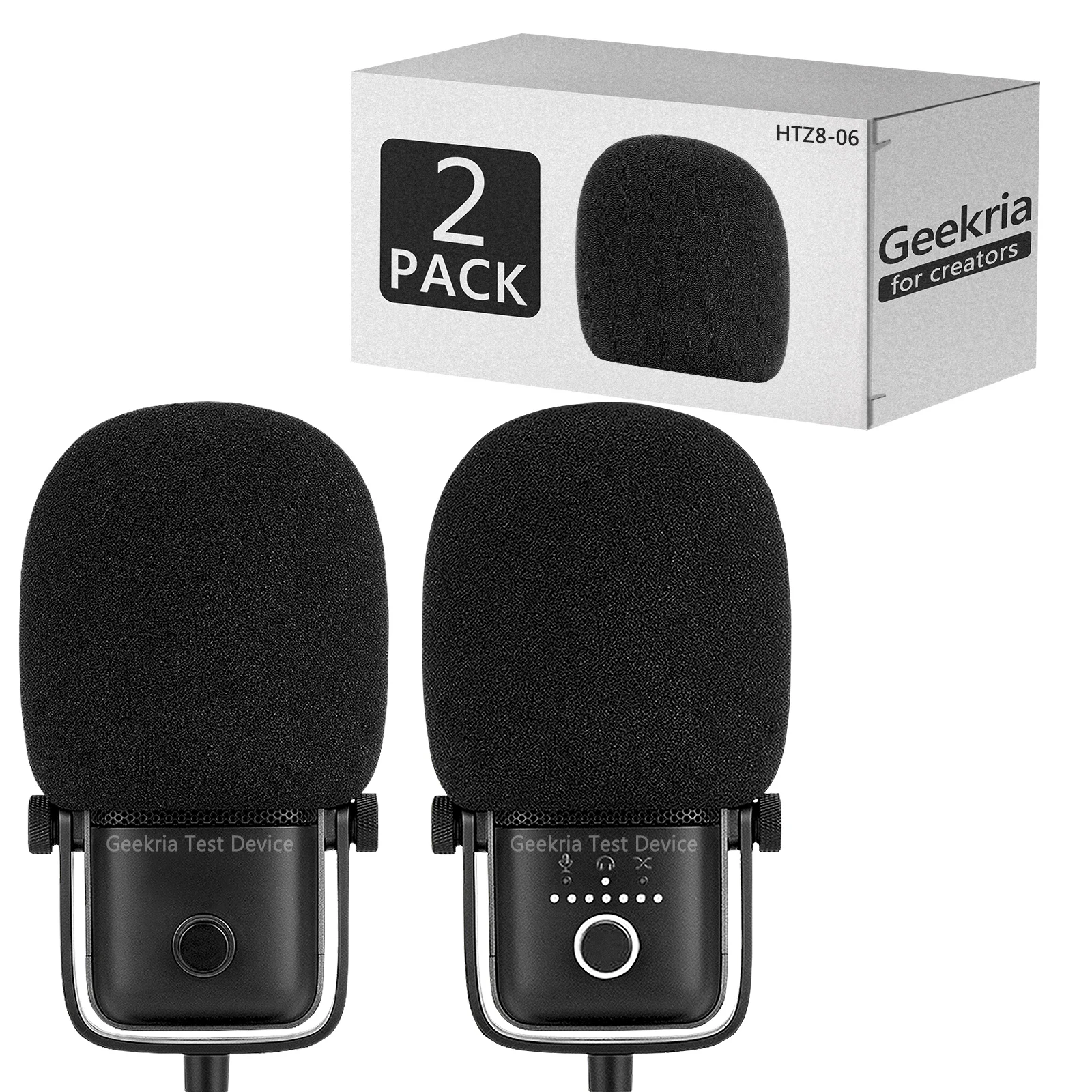 Geekria Per Creator Foam Parabrezza Compatibile Con Elgato Wave:1, Wave:3 Microfono Antipop Foam Cover, Mic Wind Cover