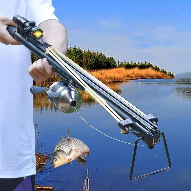 

Мощная Рогатка для рыбы, высокоточный Профессиональный фотолазер с дартами, игры для рыбалки и стрельбы на открытом воздухе