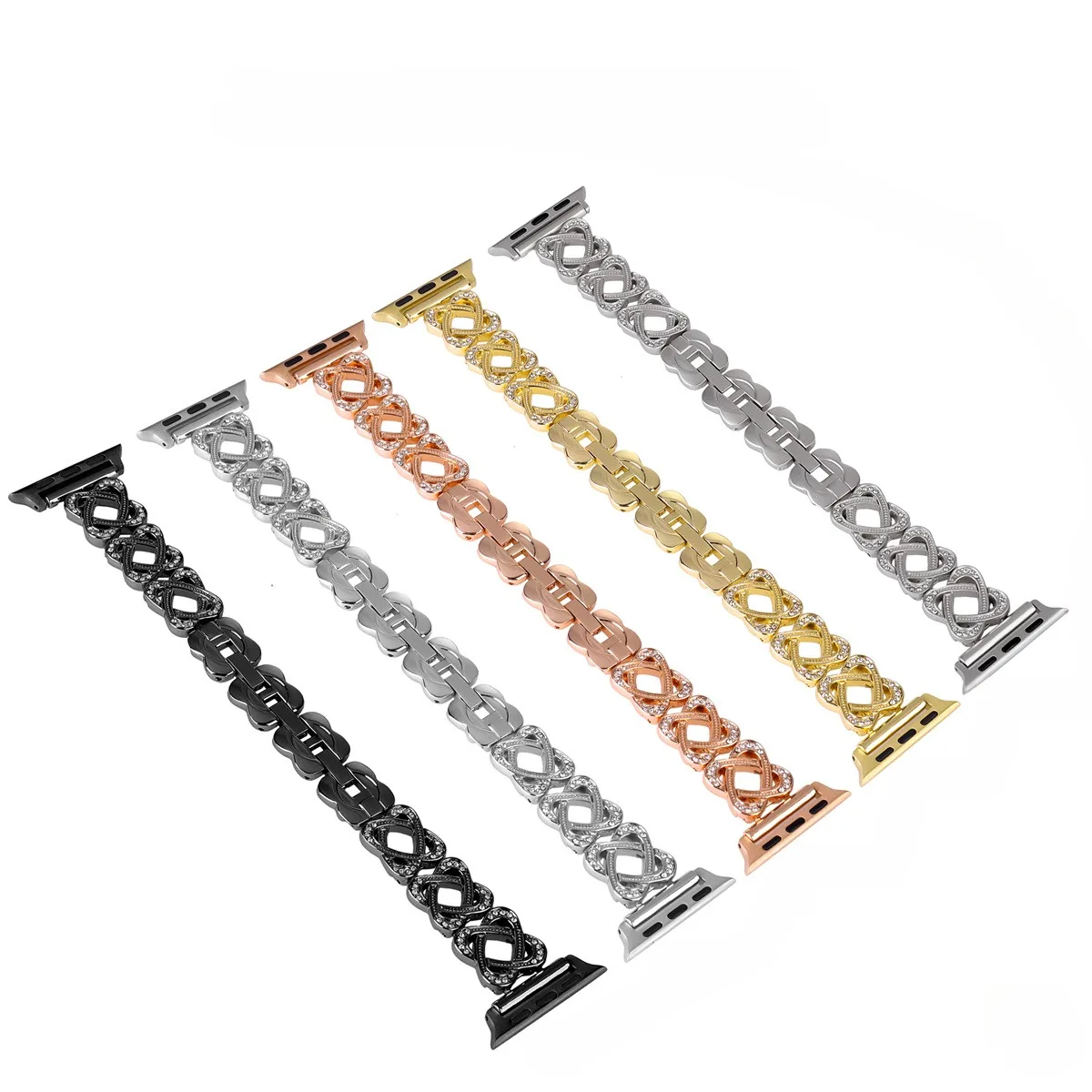 Uhrenarmband für Iwatch 42/44/45/46/49 mm 38/40/41 mm Metall-Mode-Uhrenarmband für Uhrenserie Ultra2 Serie 10/9/8/7/6/5/4/3/2/1_voghion.com