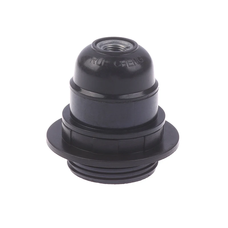 Description Picture 5 of itemBlack 4A Plastic E27 Replacement Screw Lampholder Energy Save Chandelier Led Bulb Socket Vintage Light Base Light Bulb Socket