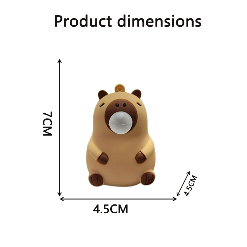 Capybara Doll Pinch Pendant Toy - Aesthetic Shot