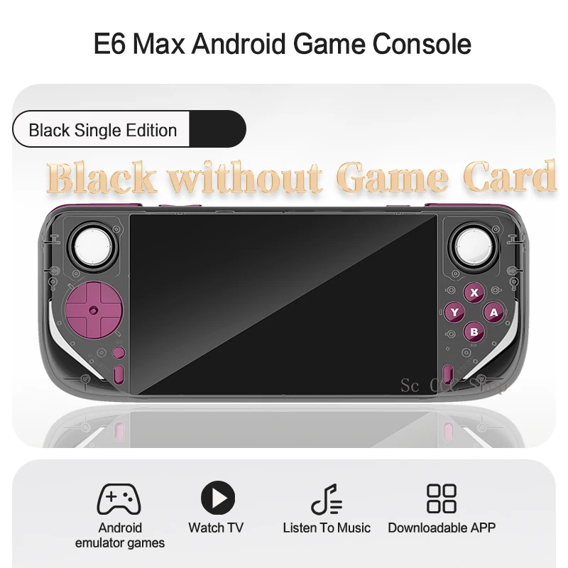 E6 Max Android 12 携帯型ゲーム機 5インチタッチスクリーン 64GB