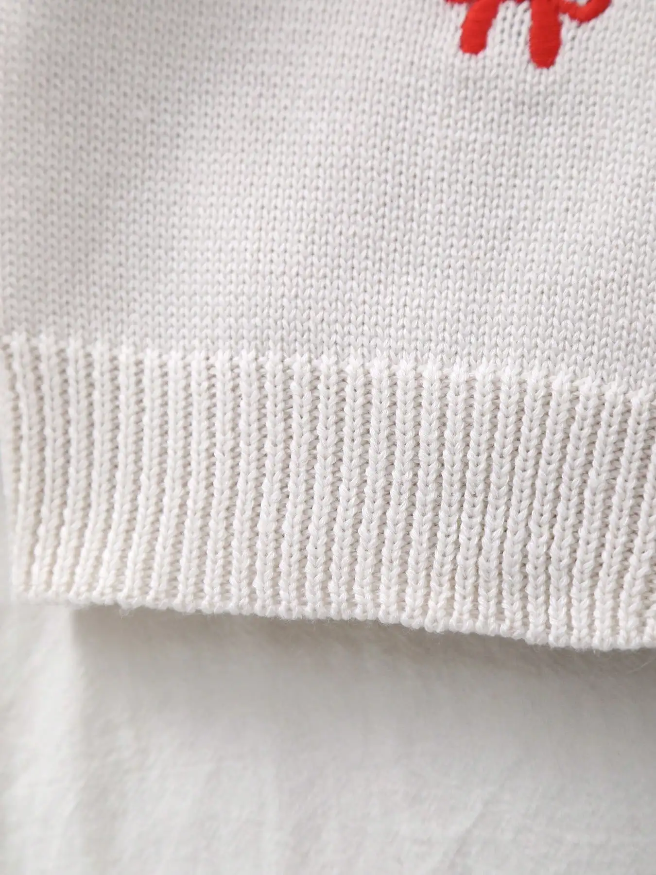 여아용 달콤한 리본 매듭 자수 니트 가디건, 라운드넥, 봄과 여름용, 우아하고 로맨틱한 디자인