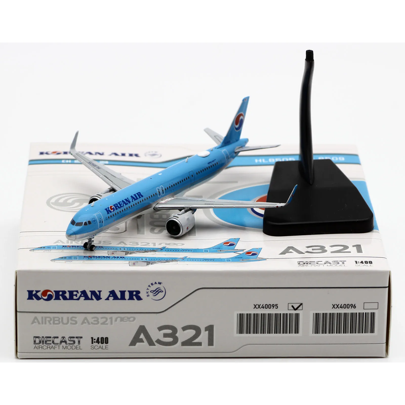 xx40095-alloy-collectible-plane-gift-jc-wings-1-400-korean-air-skyteam-airbus-a321neo-diecast-aircraft-model-hl8505-with-stand