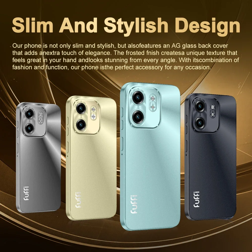 Fuffi スマートフォン 本体 約6.5インチ fuffi-スマートフォン Android 6.56 インチ 4G ネットワーク デュアル