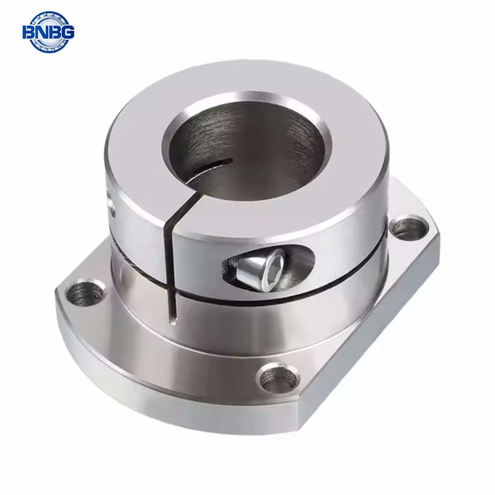 Round Square Compact Flanged Mount Type Cast พร้อม Slit Shaft รองรับ Linear Motion Automation ส่วนประกอบ Dia 6 8 10 15 16 20 30 1