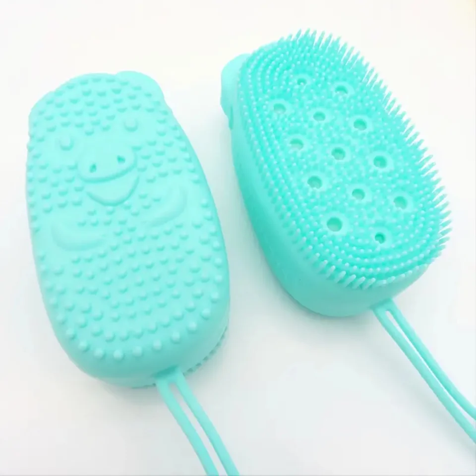Cute Bear Shaped Silicone Bath Scrubber