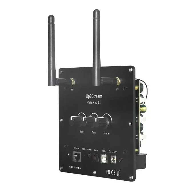 Up2Stream Plate Amp 2.1 WiFi&Bluetooth 5.0 Multiroom Audio 50*2W+100W Amplifier Board With Tadil Airplay Equalizer