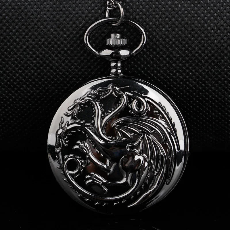 

Hot Movie Theme Fashion Steampunk Cool Quartz Pocket Watch Necklace Chain Gift TD2079