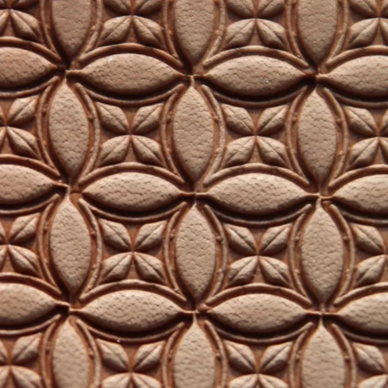 304 Stainless Steel Leather Embossing Stamp-Wheat Pattern Metal Press Mold Leathercraft DIY Leather Stamping Tool leather craft stamps